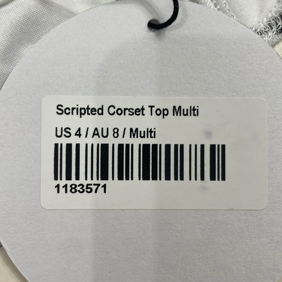 Princess scripted corset top Bustier and Shrug Set - Picture 7 of 8